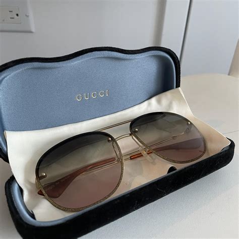 gucci women's gold sunglasses|sunglasses Gucci women's 2021.